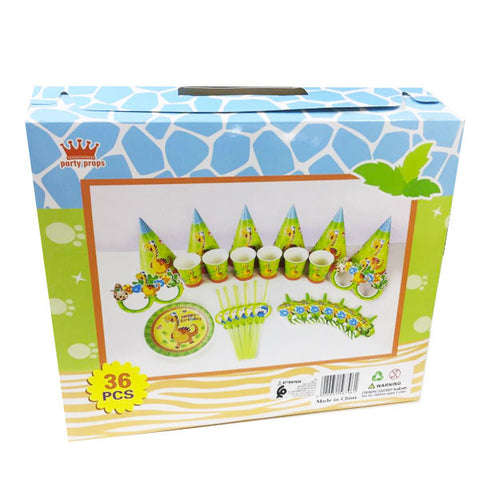 Pack Anniversaire Dinosaure 36 pcs