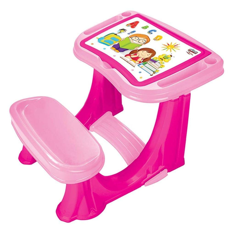 PILSAN - 2 en 1 Bureau avec chaise rose