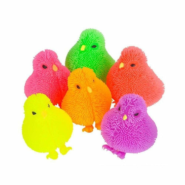 Squishy Poussin anti-stress avec lumière