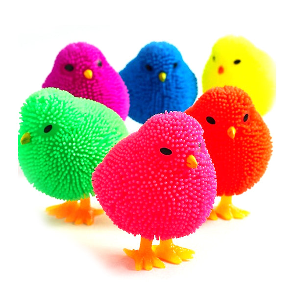 Squishy Poussin anti-stress avec lumière