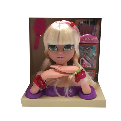 Tête à coiffer avec mains