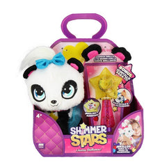 SHIMMER STARS - Peluche panda avec accessoires