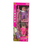 2 Poupées avec poussette