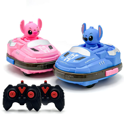 2 Voitures Stitch et Angel R/C
