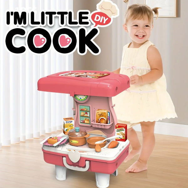2 en 1 Set de cuisine valise