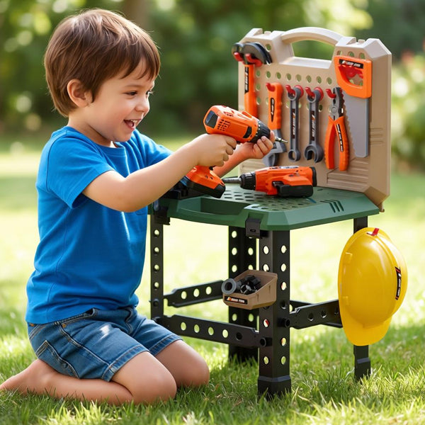 2 en 1 Valise et table de bricolage d'ingénieur 90 pcs