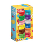 12 pots de pâte à modeler