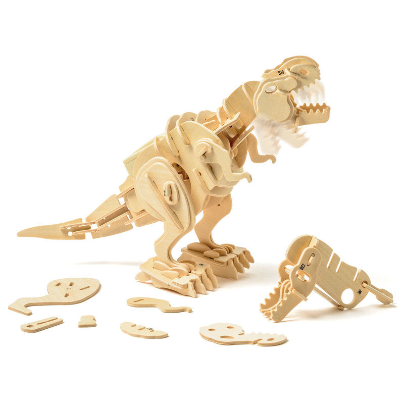 OXYBUL - T-rex 3D animé en bois