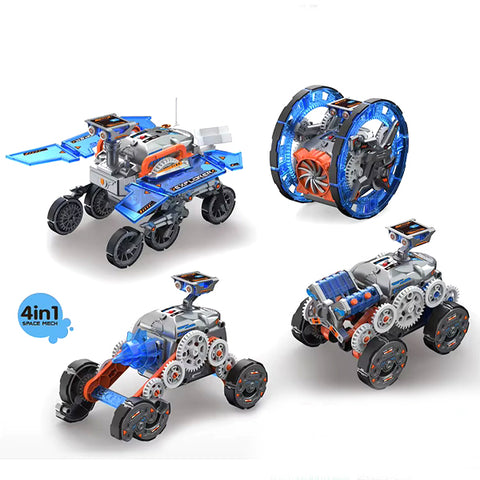 4 en 1 Merveilleux robot explorateur R/C bleu 242 pcs