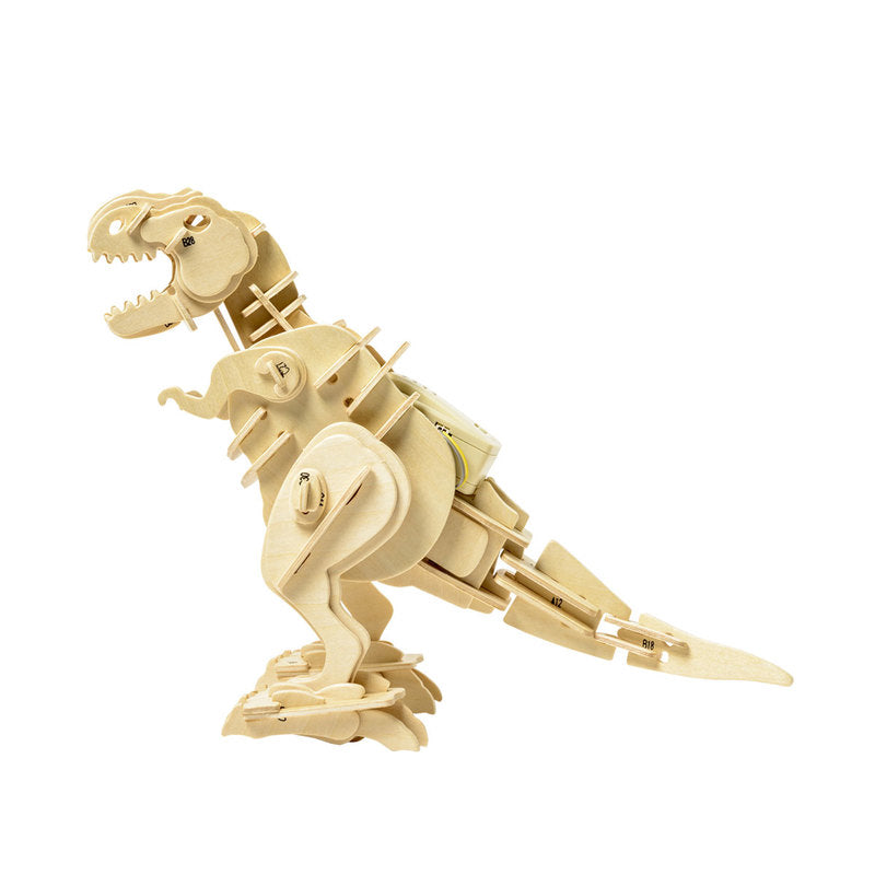 OXYBUL - T-rex 3D animé en bois