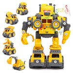 5 en 1 Robot Camion à assembler R/C