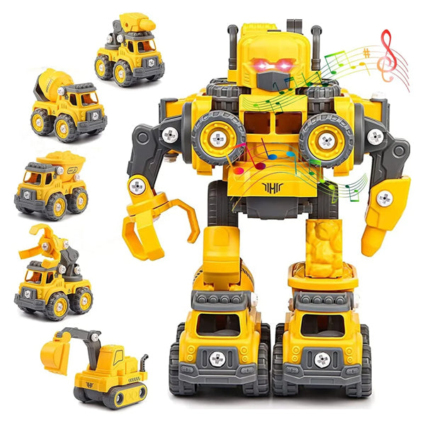 5 en 1 Robot Camion à assembler R/C