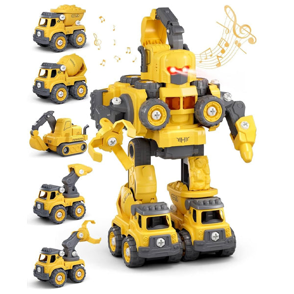 5 en 1 Robot Camion à assembler R/C