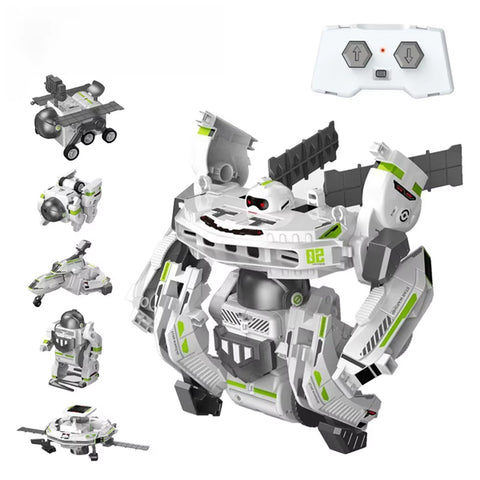 6 en 1 Robot Space Fleet R/C 84 pcs