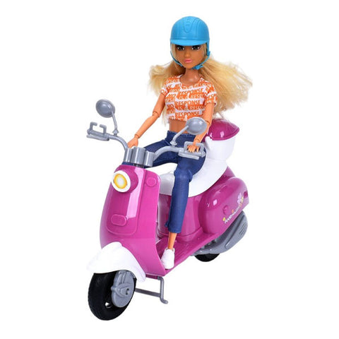 Anlili - Poupée avec moto