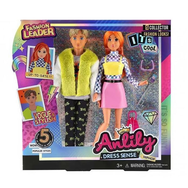 Anlily - Pack couple de poupées