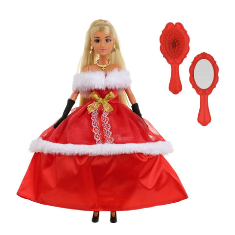 Anlily - Poupée avec robe noël
