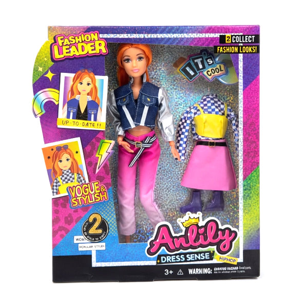 Anlily - Poupée rousse stylée