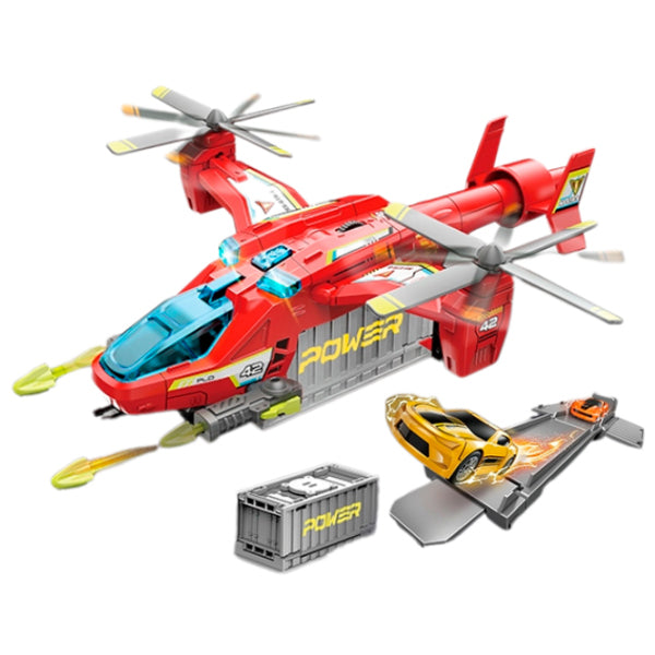 Avion lanceur avec 2 voiturettes