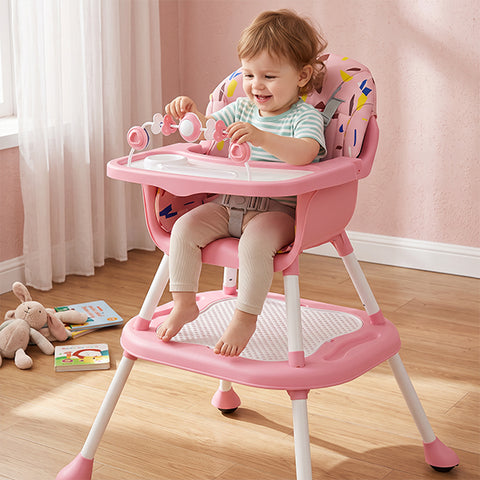 BABYIP - Table et chaise de repas pour bébé 5 en 1