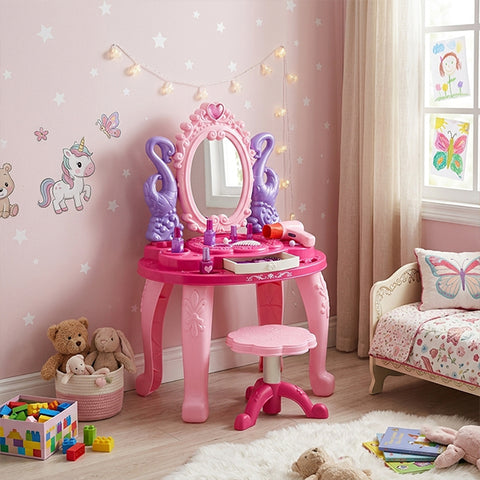 BARBIE - Coiffeuse de maquillage 34 pcs