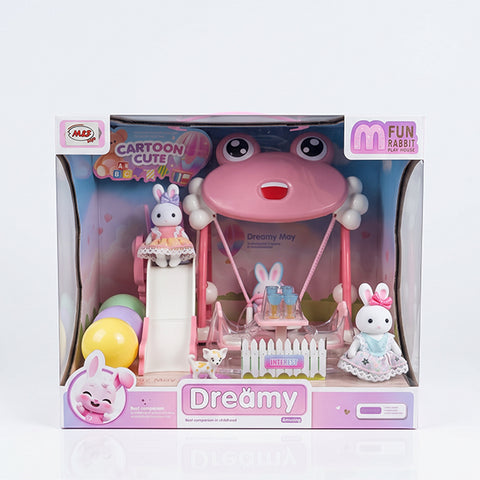 BAY DREAMY - Espace de jeux avec deux lapins