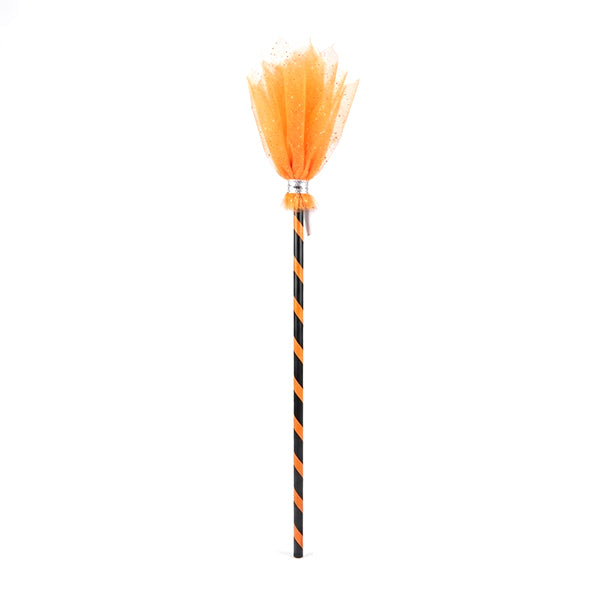 Balai de sorcière en tissu pailleté