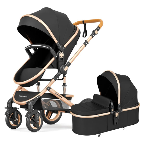 Belecoo - 2 en 1 Poussette et Maxi Cosi