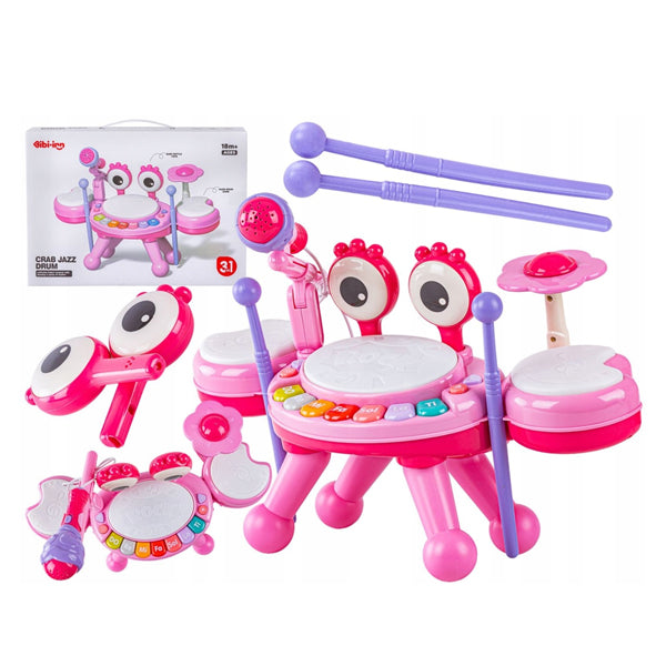 Bibi-Irn - Batterie crabe rose