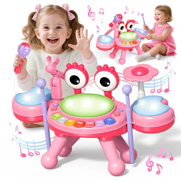 Bibi-Irn - Batterie crabe rose