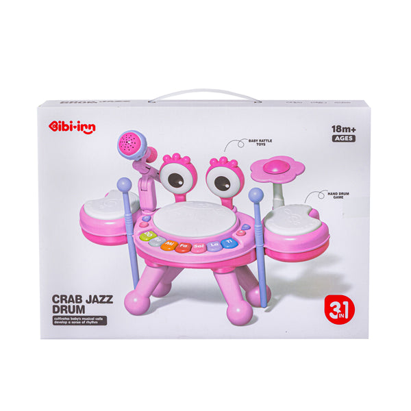 Bibi-Irn - Batterie crabe rose