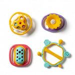 Bibi-Irn - Pack 4 hochets en silicone