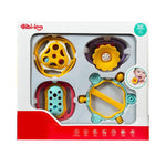 Bibi-Irn - Pack 4 hochets en silicone