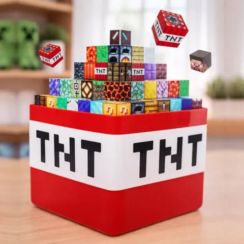 Box de blocs magnétiques My World TNT