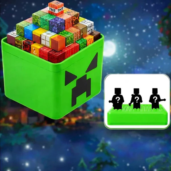 Box de blocs magnétiques My World