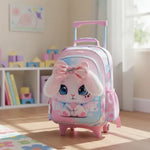CHIMOLA - Cartable à roulettes Lapin 30cm