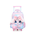 CHIMOLA - Cartable à roulettes Lapin 30cm