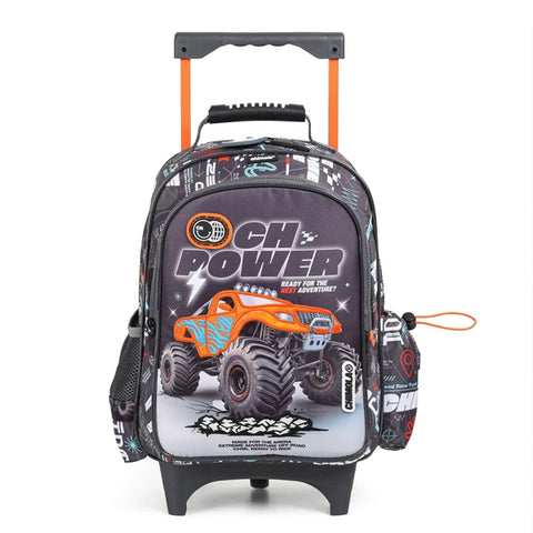 CHIMOLA - Cartable à roulettes Power Truck 30cm
