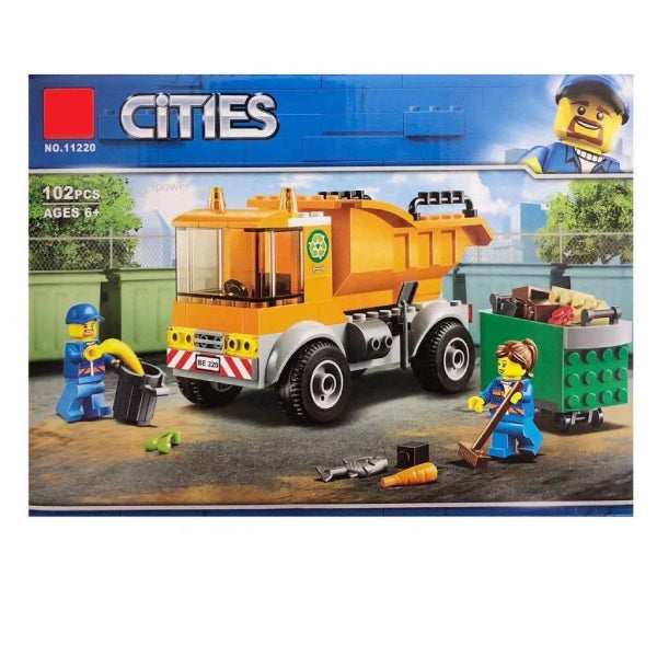 CITIES - Le camion de poubelle 102 pcs