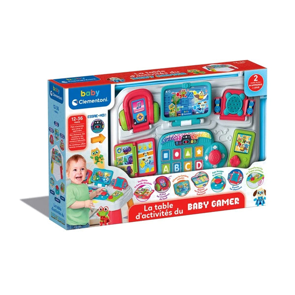CLEMENTONI - La table d'activités du Baby Gamer