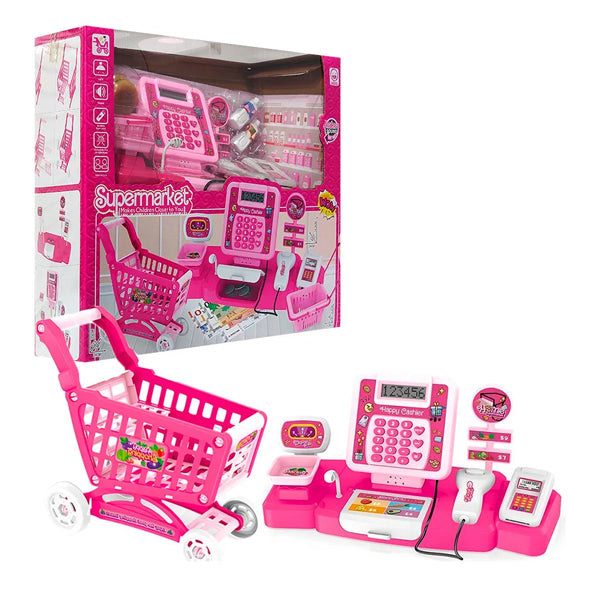 Caisse enregistreuse Supermarket avec chariot