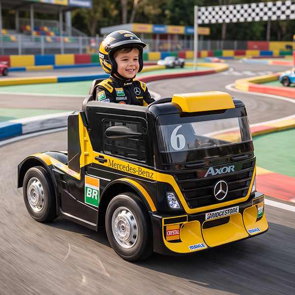 Camion Mercedes-Benz AXOR Jaune