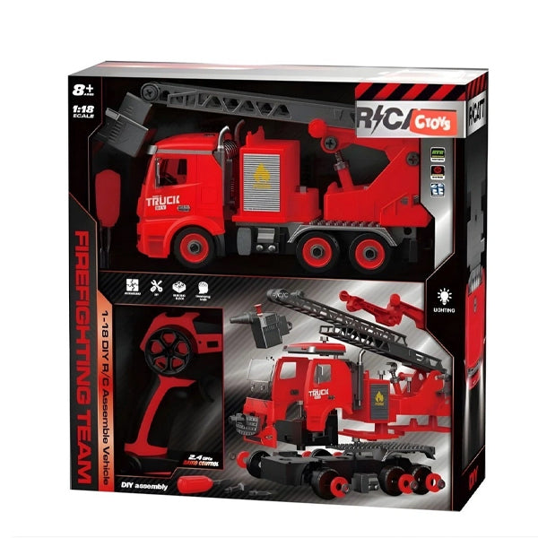 Camion de pompier à assembler R/C