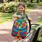 Cartable hibou à colorier