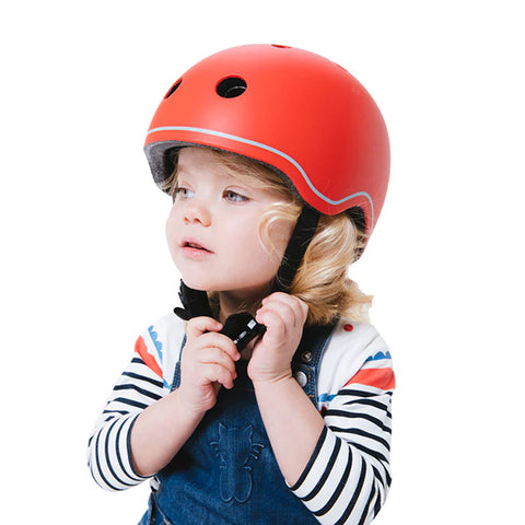 OXYBUL - Casque des tout petits 45 - 51 cm rouge