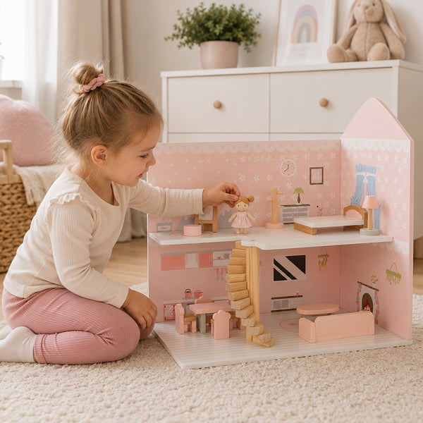 Chambre de rêve de princesse en bois