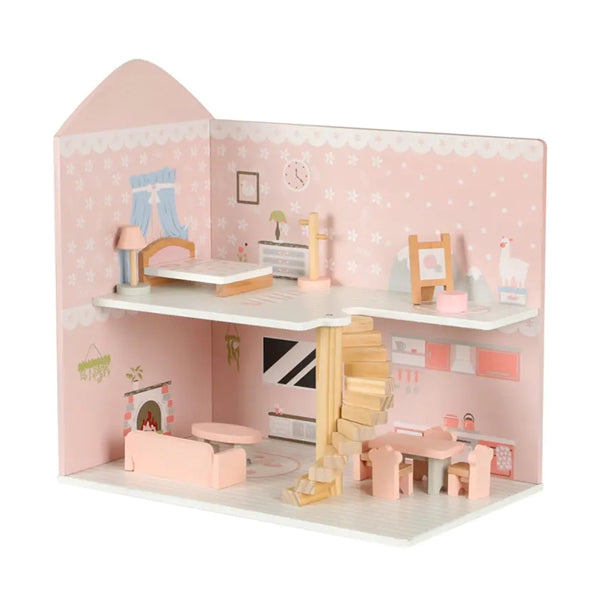 Chambre de rêve de princesse en bois