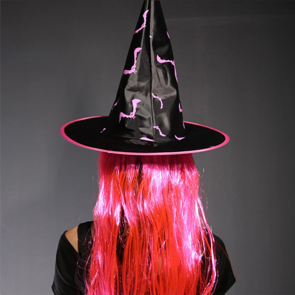 Chapeau de sorcière avec perruque