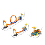 Circuit dinosaure avec 4 voiturettes