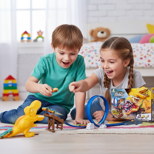 Circuit lanceur dinosaure